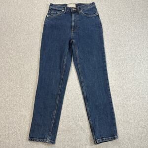 Everlane Jeans Womens Size 26 Blue Dark Stonewash The Original Cheeky Straight